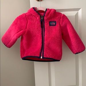 Brand new girls North Face fleece -6-12m